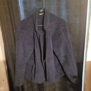 The North Face Navy Sherpa Zip Jacket